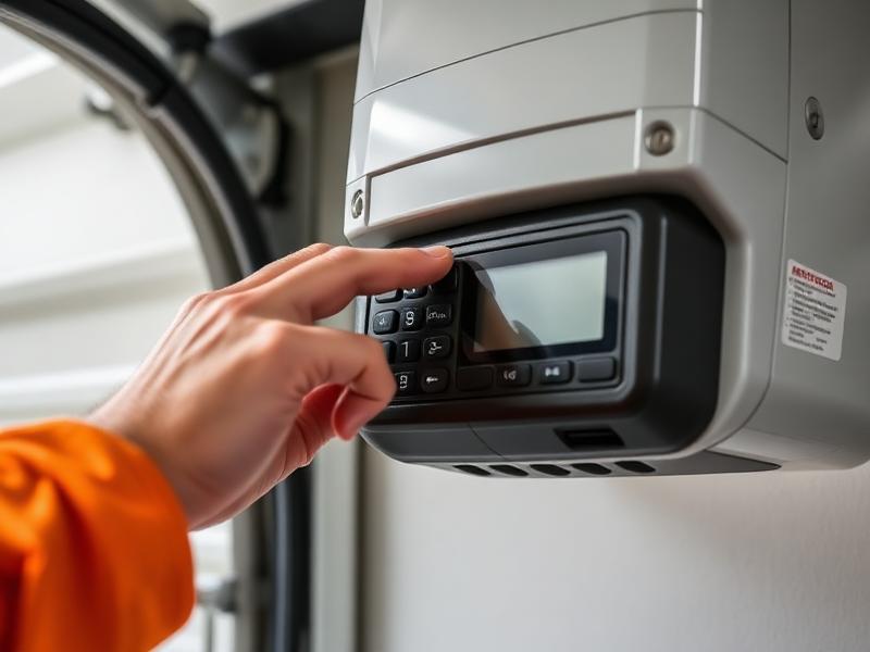 Garage door keypad programming and maintenance